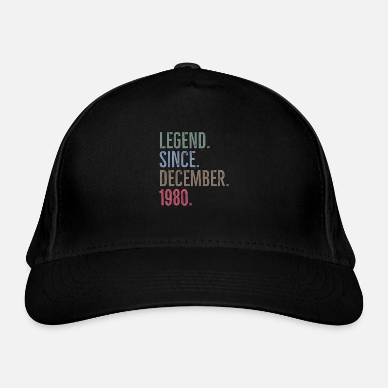 Legende seit Dezember 1980 Bio-Baseballkappe