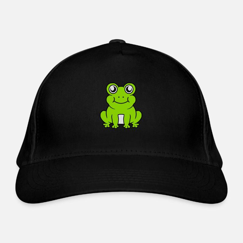 Small seated sweet frog Organic Baseball Cap