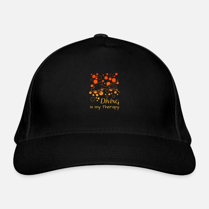 diving scuba diver Bio-Baseballkappe