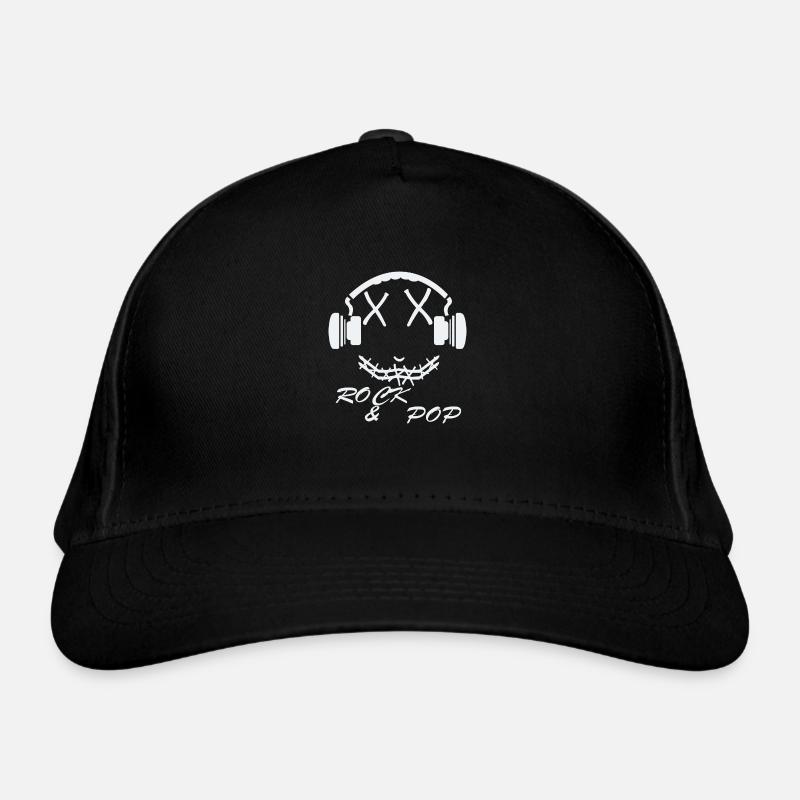 Rock & Pop Music Maker - Organic Baseball Cap - black