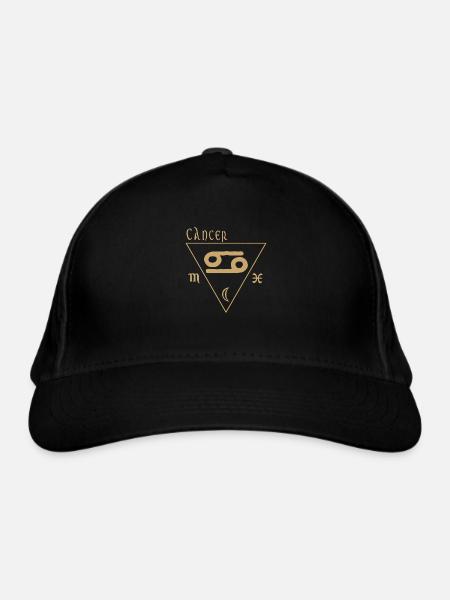 Cancer - Organic Baseball Cap - black - Front