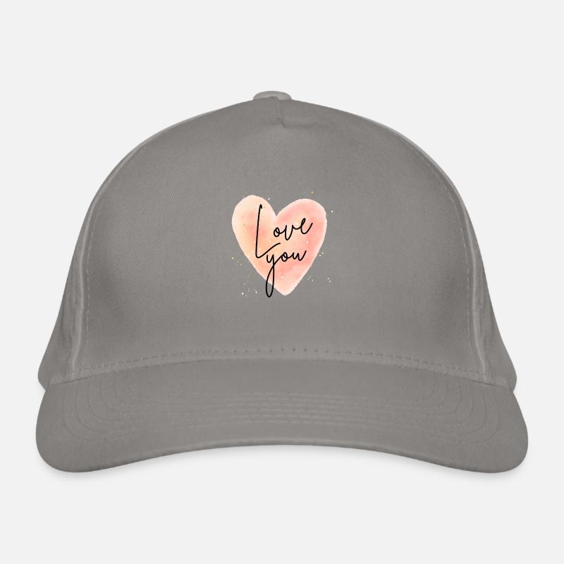 Je t’aime Casquette classique bio