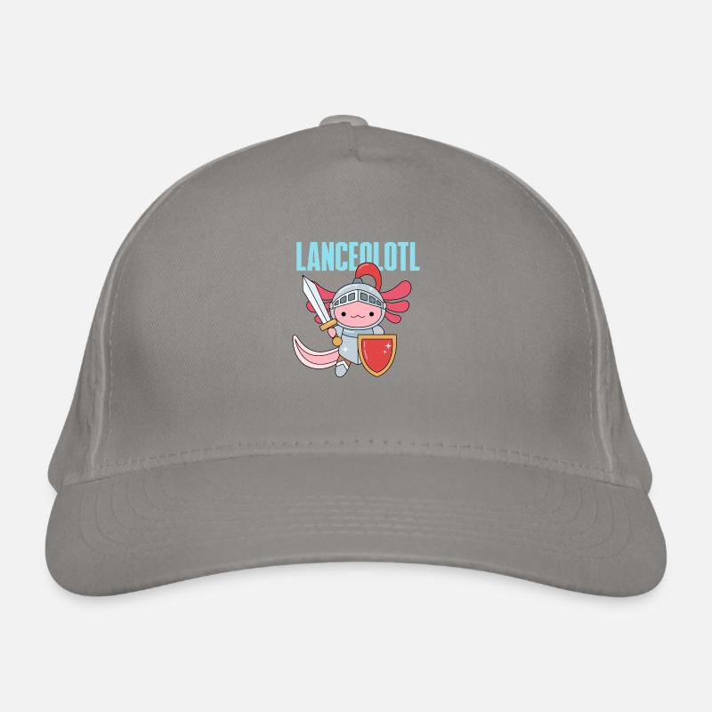 Lanceolotl Pun Design for Axolotl Lovers Organic Baseball Cap