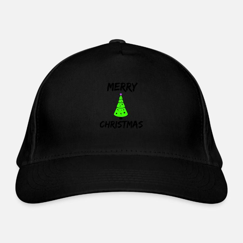 Merry Christmas Organic Baseball Cap