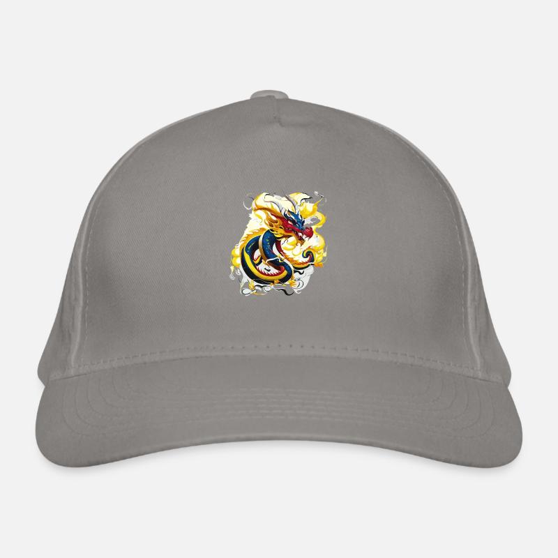 Chinese Dragon (Artwork Collection) Organic Baseball Cap