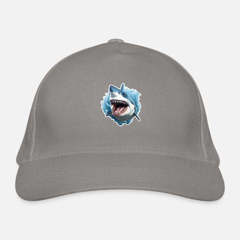 Shark in the ocean Organic Baseball Cap