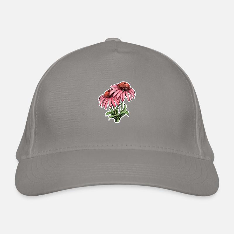 Échinacée 2 Fleurs Casquette classique bio