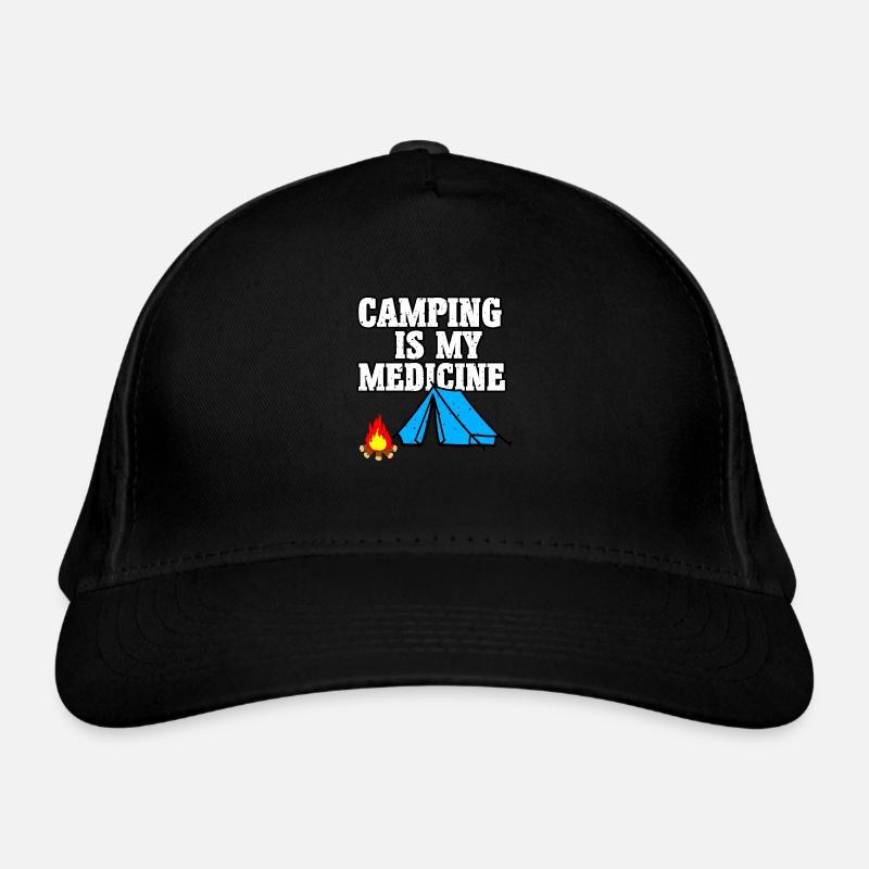 Camping Medicine Organic Baseball Cap
