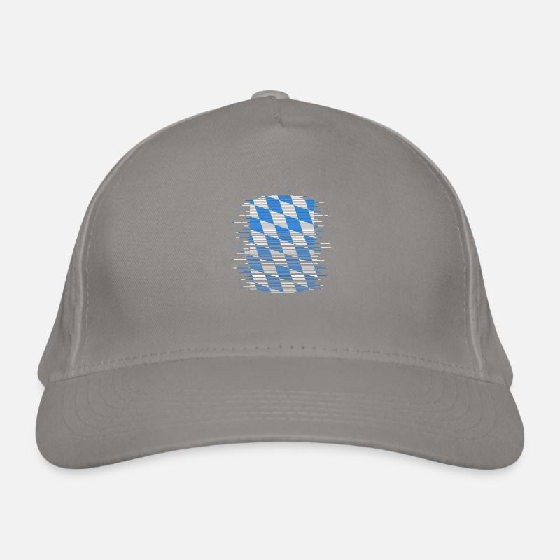 Drapeau de la Bavière aspect utilisé Drapeau bavarois Vintage Casquette classique bio
