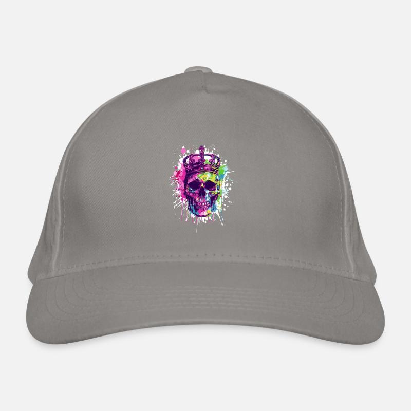 König Totenkopf Krone Bio-Baseballkappe