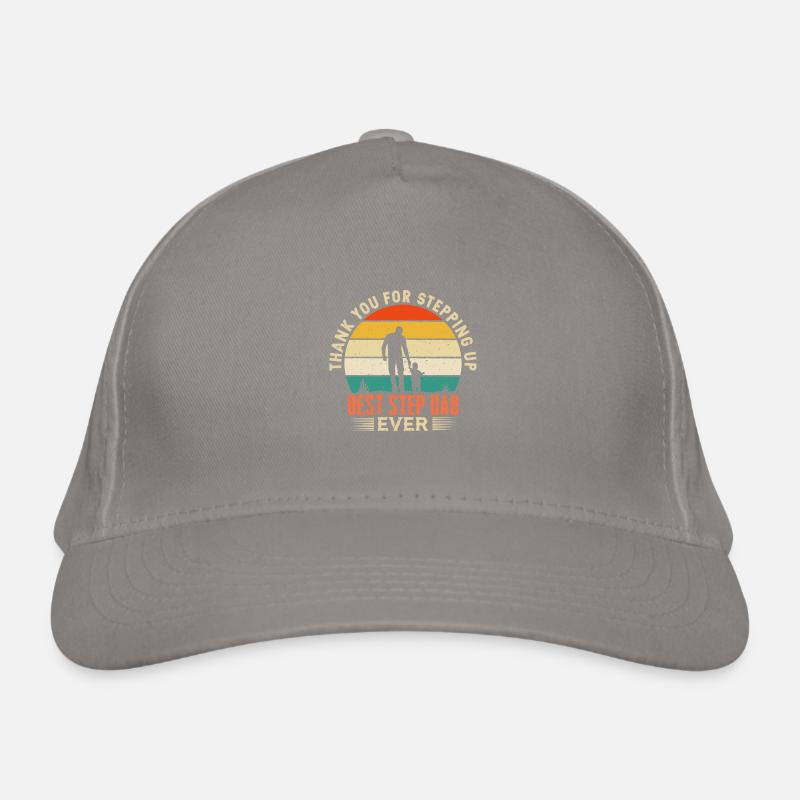 Merci d’avoir accepté le meilleur pas papa de tous les temps Casquette classique bio