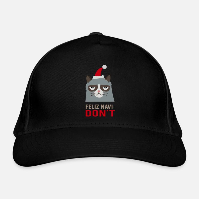 Feliz Navi DON'T / Weihnachtslied Bio-Baseballkappe