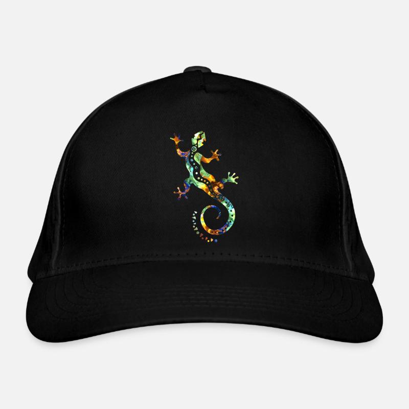 GECKO abstraite colorée Casquette classique bio