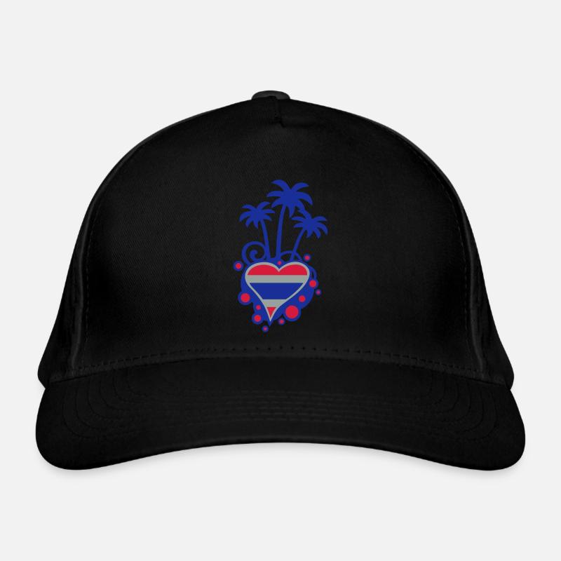 Palm Design (Thailand Heart) Organic Baseball Cap
