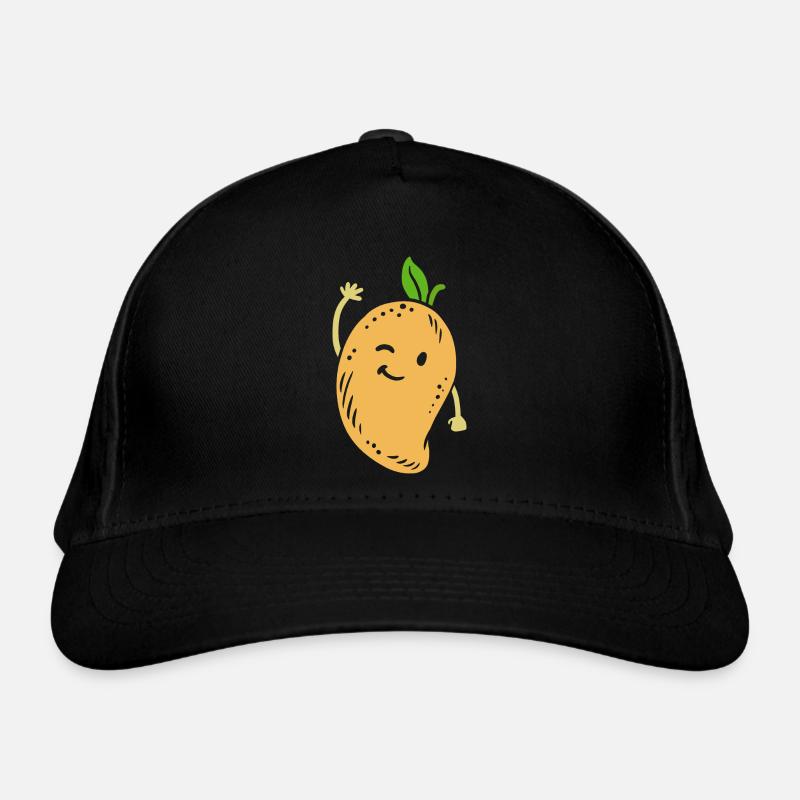 Mango Fruit Kawaii Organic Baseball Cap