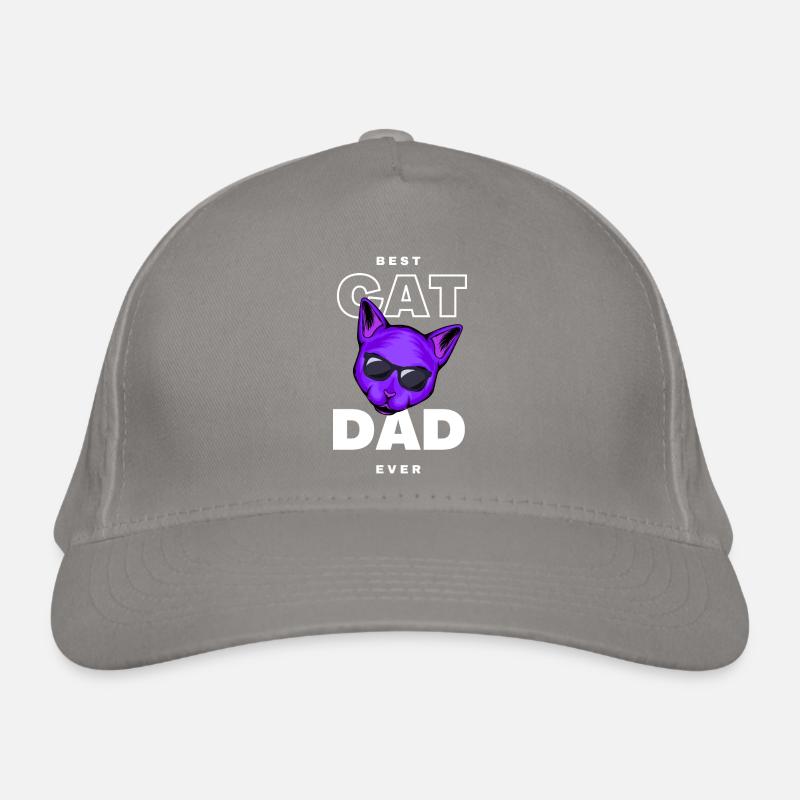 Papa Katze Bio-Baseballkappe