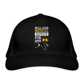 Médecins Médecins Médecins - Casquette classique bio - noir - Devant