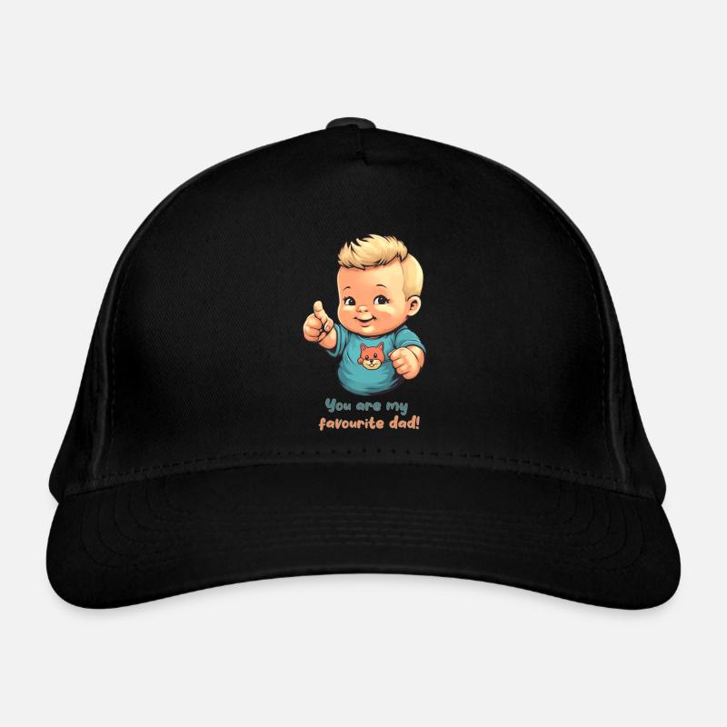 Tu es mon père préféré! Casquette classique bio