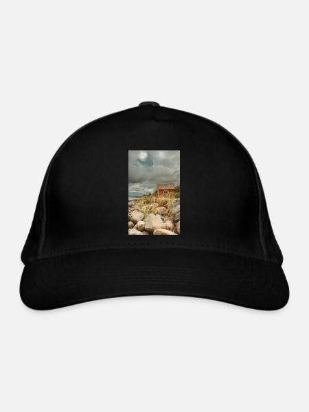 Cabin - Organic Baseball Cap - black - Front