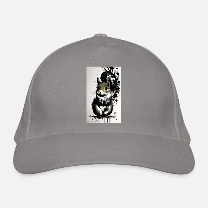 Écureuil mignon Casquette classique bio