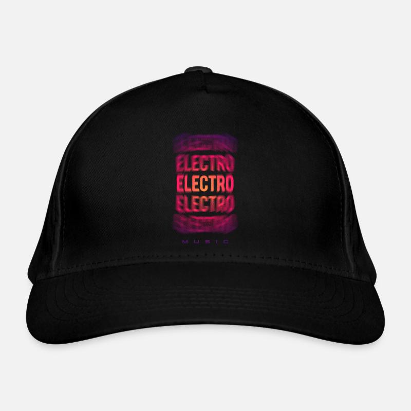 Electro Techno Rave Organic Baseball Cap