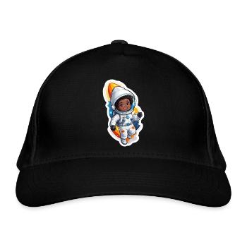 AstronauIN space - Organic Baseball Cap - black - Front
