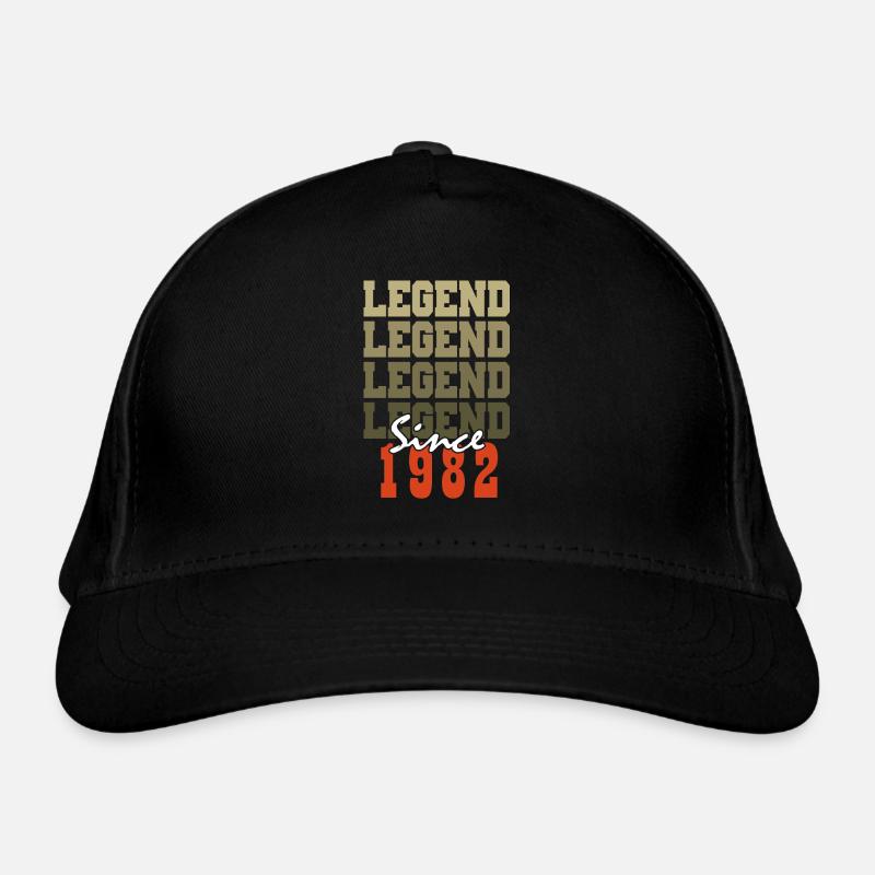 Cadeau 42e Anniversaire Vintage Né un mois de 1982 Casquette classique bio
