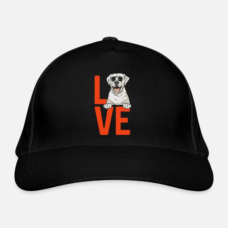 White Labrador Retriever White Lab Organic Baseball Cap