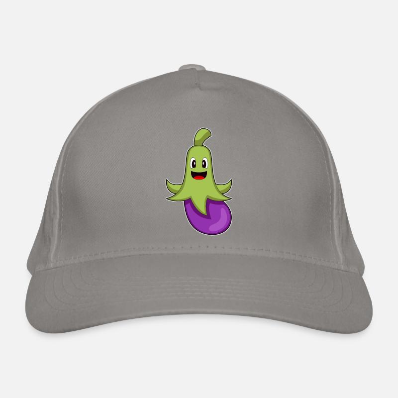 Octopus Eggplant Organic Baseball Cap