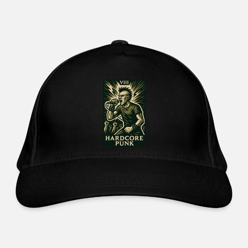 Hardcore Punk (Card VIII) Organic Baseball Cap