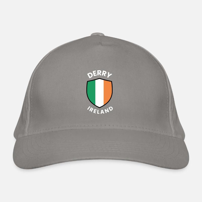 Drapeau du Derry Ireland Shield Casquette classique bio