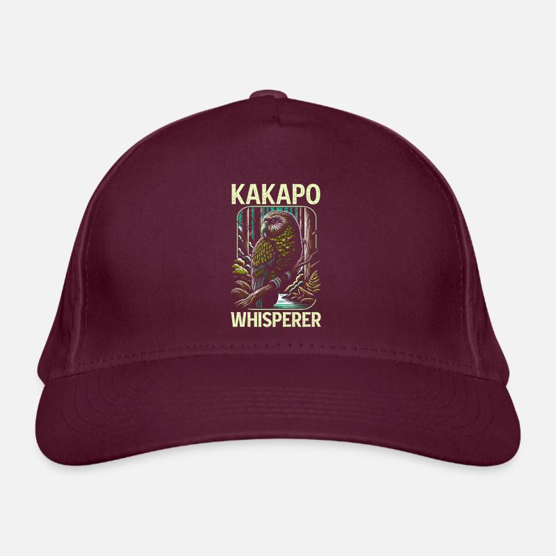 Kakapo Lover Neuseeland Eulenpapagei Vogel Bio-Baseballkappe