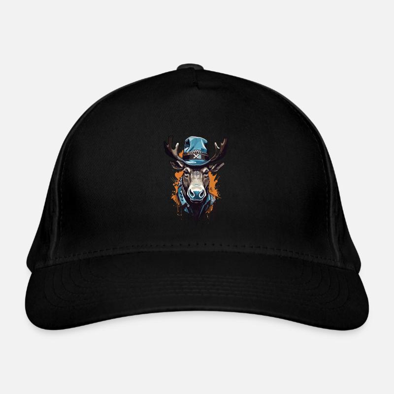 Moose Gangster Old School Organic Baseball Cap