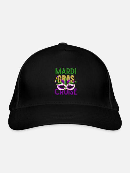 Croisière Mardi Gras 2026 Fête de famille assortie - Casquette classique bio - noir - Devant