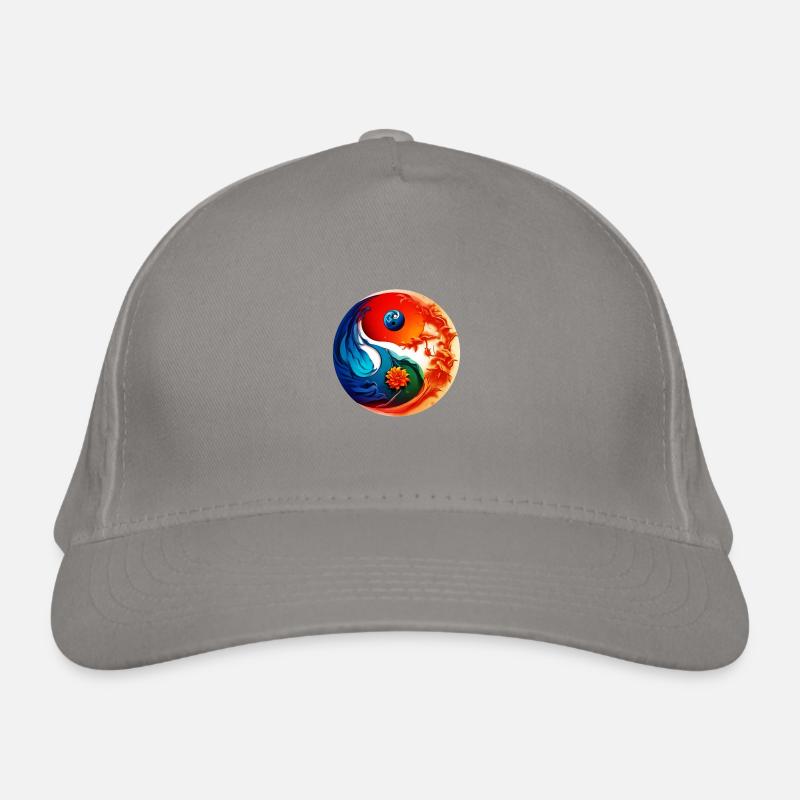 Yin Yang Casquette classique bio