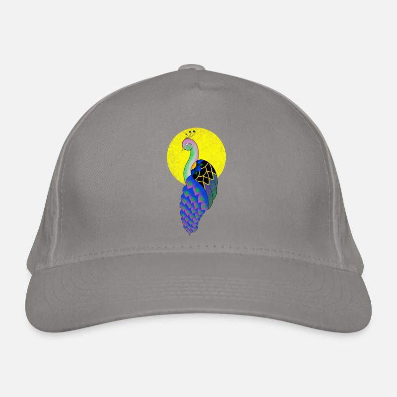 peacock Organic Baseball Cap