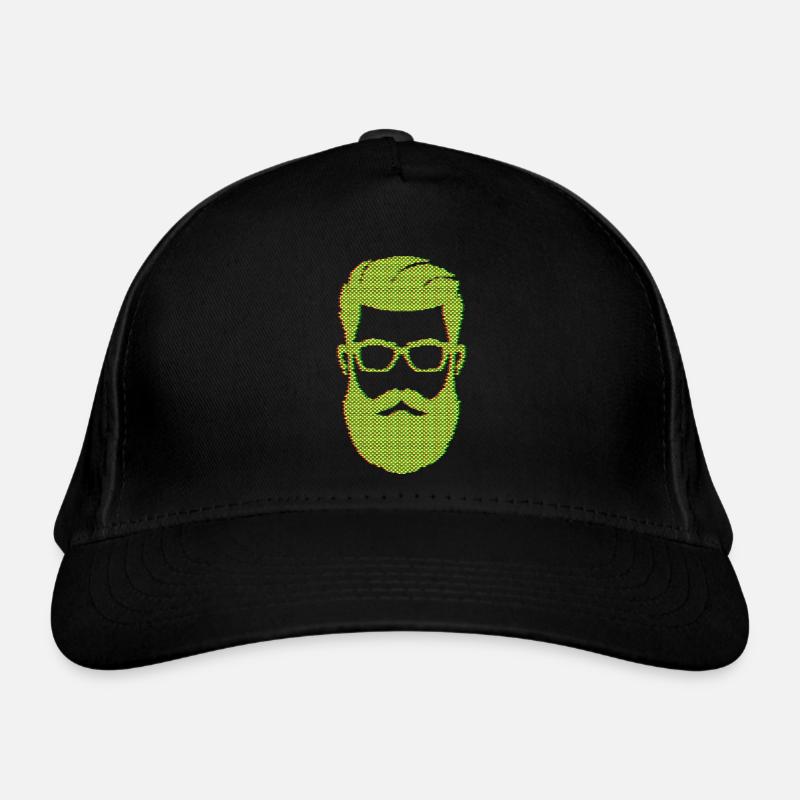 Masculinité barbue Coiffure barbue Cheveux Casquette classique bio