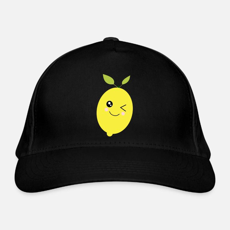 Lemon, Lime, Lime, Fruit, Fruit, Vegan Organic Baseball Cap