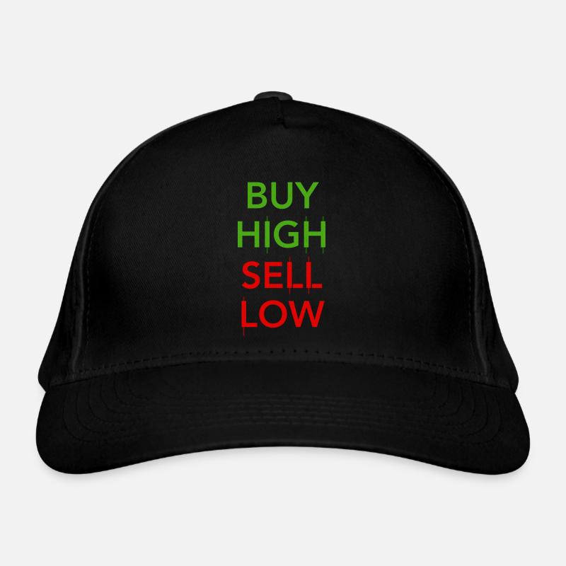 Buy High Sell low - Trading Fun Bio-Baseballkappe