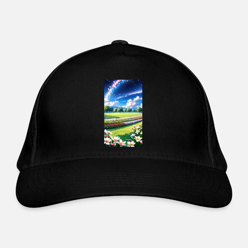Landscape with 4 Areas, Generative AI Organic Baseball Cap