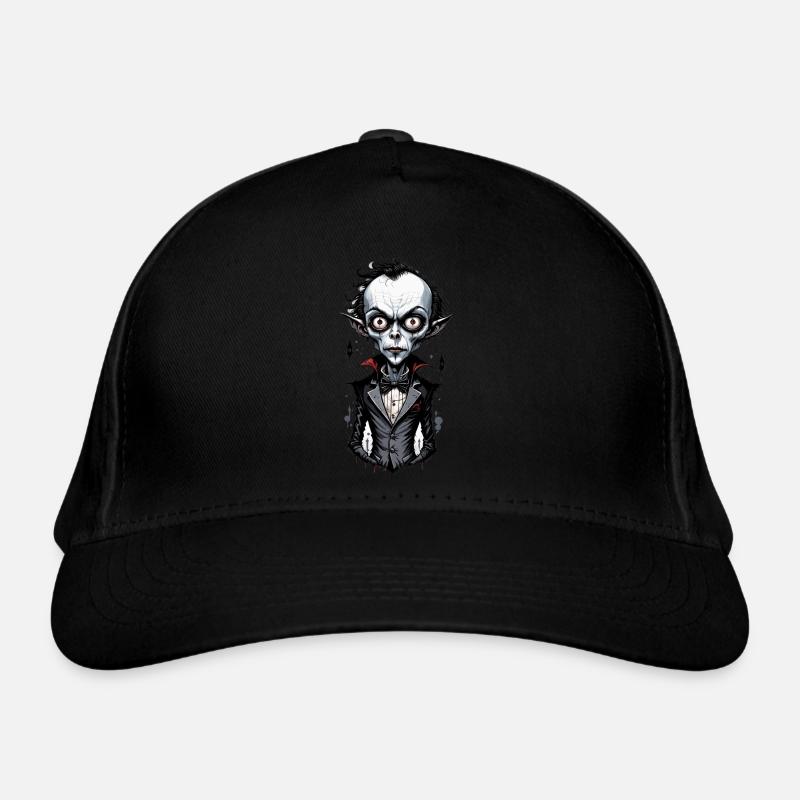 A Big-headed Vampire 8 Organic Baseball Cap