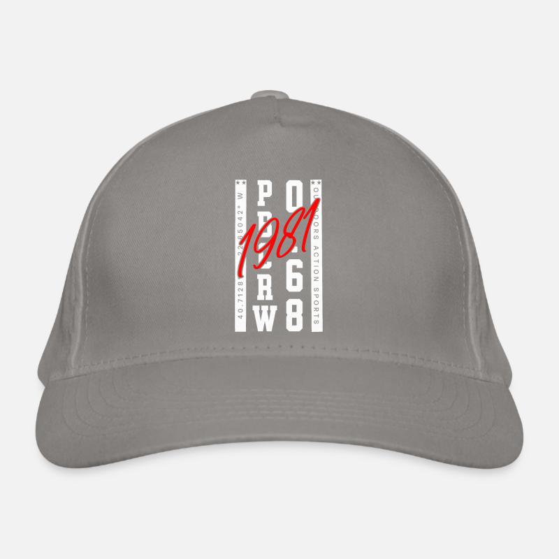 Conception diagonale de l’équipe de paintball, 1981 Casquette classique bio