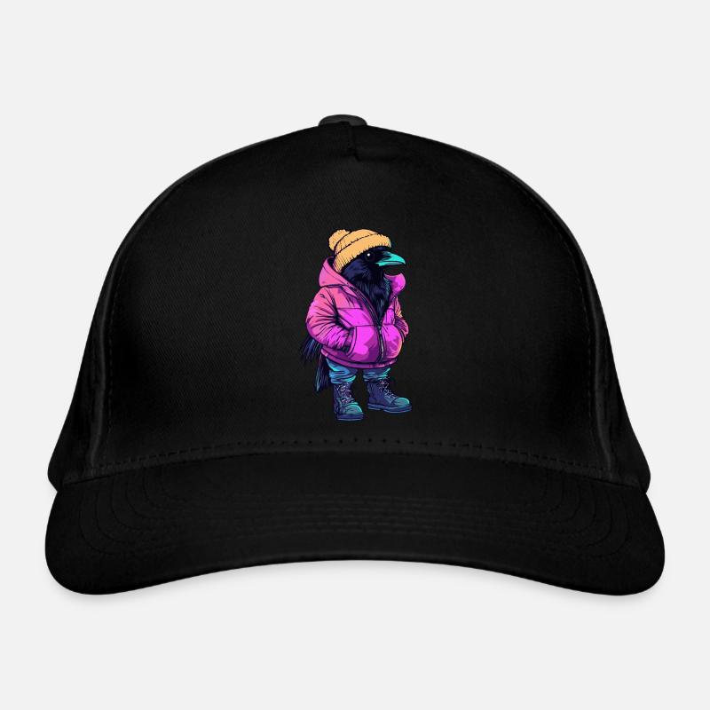 Raven Crow Mode Hiver Casquette classique bio