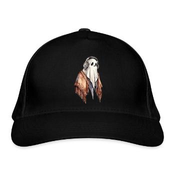 Music Ghost Alternative - Organic Baseball Cap - black - Front