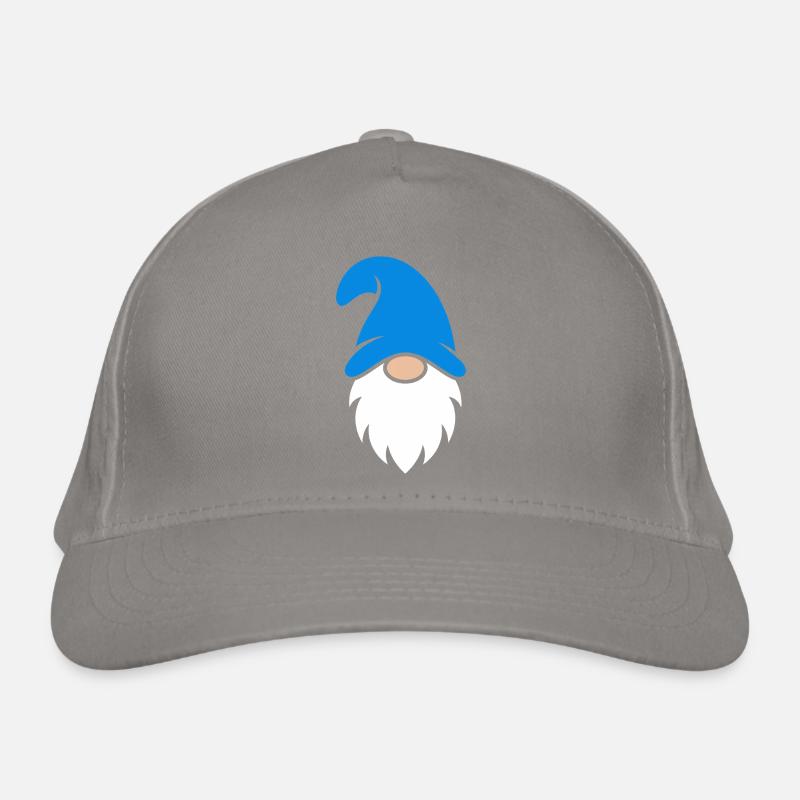 Azure Gnome Bearded Icon Organic Baseball Cap