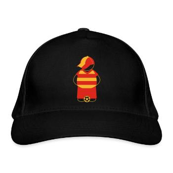 Supporter Lens floqué - Casquette classique bio - noir - Devant
