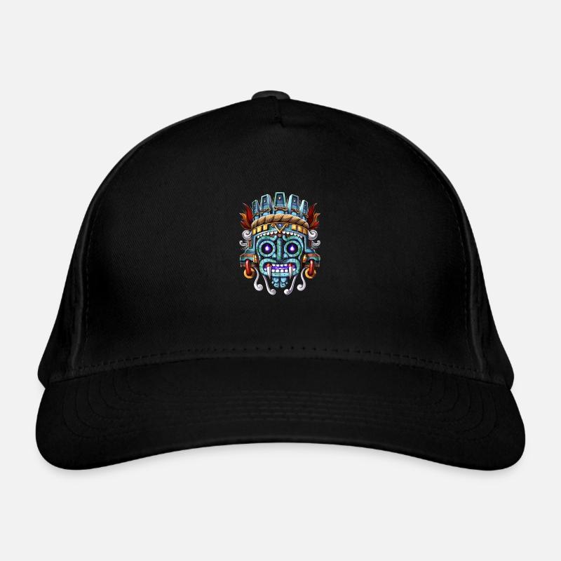 Aztekischer Gott Tlaloc Bio-Baseballkappe