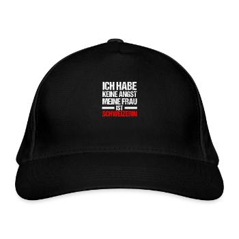 Suisse Suisse - Casquette classique bio - noir - Devant