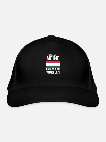 Ungar Ungarisch Ungarn - Bio-Baseballkappe - Schwarz