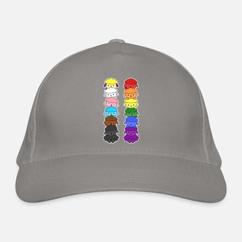 Fierté Progrès Drapeau Egalité des moutons Casquette classique bio